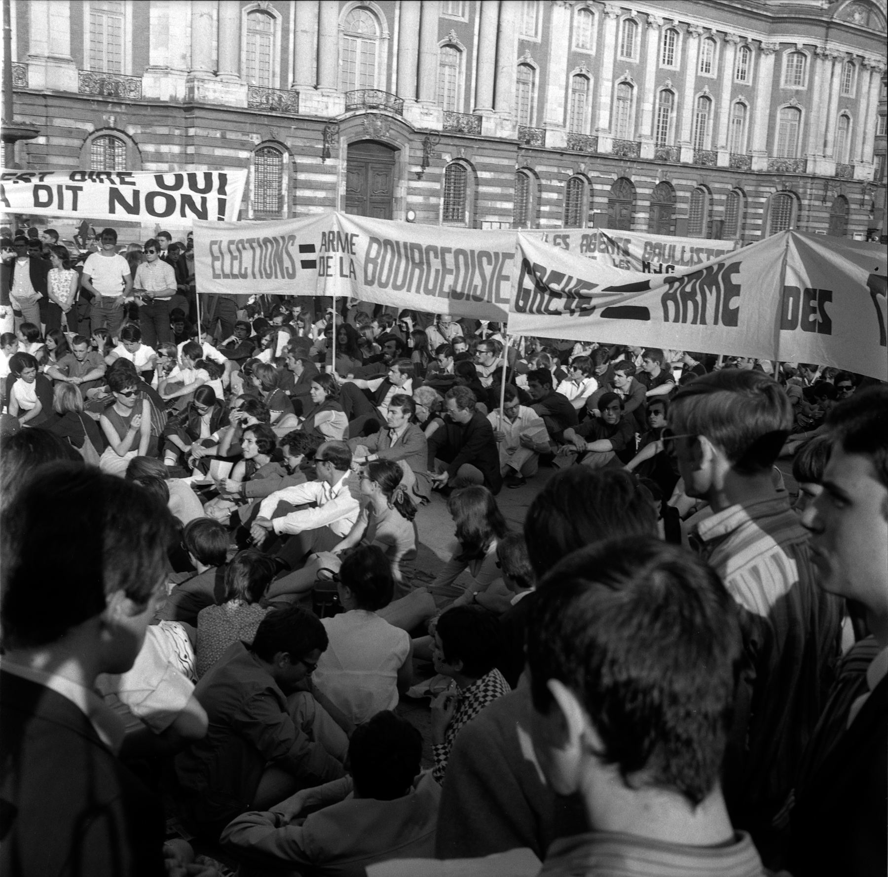 Nuit d'émeute-Mai 68/ Archives municipales de Toulouse- article du CNRS Journal