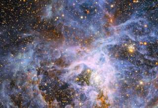 Région de la nébuleuse de la Tarantule, berceau d’étoiles, dans le nuage de Magellan, voisin de la Voie lactée - Article sur expansion de l'Univers énergie noire