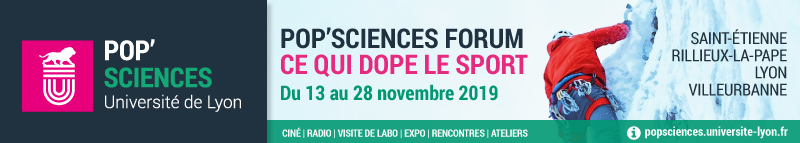 Affiche pop'Science Forum sur Sports et Sciences