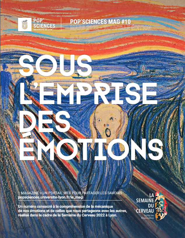 Couverture du magazine Pop'Sciences représentant le tableau Le cri - Edvard Munch