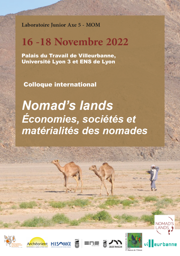 affiche du colloque Nomad's Lands