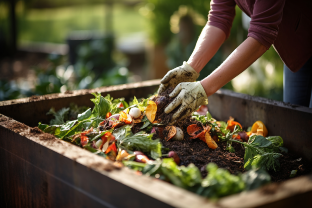 Mains compost