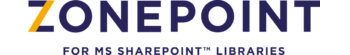 logo ZONEPOINT logiciel de protection dans SHAREPOINT