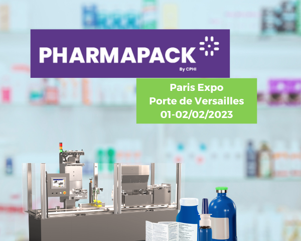 Pharmapack Europe: a la altura de los retos de la industria farmacéutica con nuestras soluciones etiquetas sleeve  y máquinas