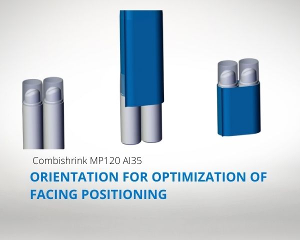 Visualisation of the application of the Bundling Shrink Sleeve Label on two grouped products