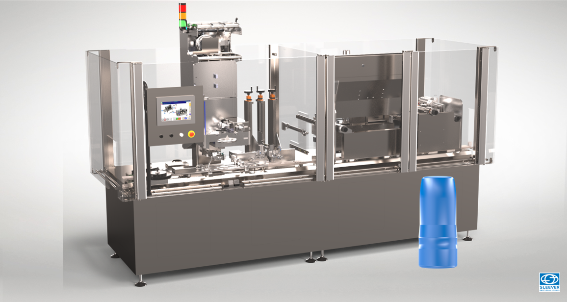 Packaging machine for the application of shrink sleeve Labels for medical devices
