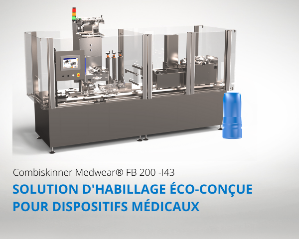 The eco-designed packaging machine to label and protect your medical devices