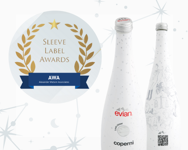 EVIAN X COPERNI 2023 :SLEEVER ® Wins AWA Award in the Shrink Sleeve Category