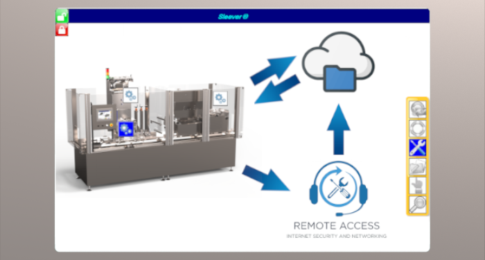 A graphic touch screen interface allows the control and monitoring of your production line through the inter connectivity of the connected machines