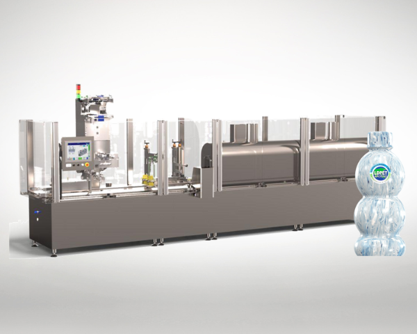 A low consumption packaging machine to integrate your PET containers into the circular economy