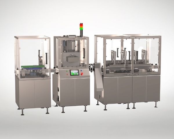 Die Verpackungsmaschine Multiflexshrink VS TE200-AI20 für den Originalitätsnachweis und die Produktsicherheit