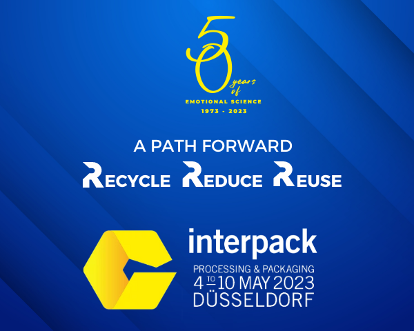 INTERPACK 2023: our shrink-sleeve and machine solutions towards the 3Rs