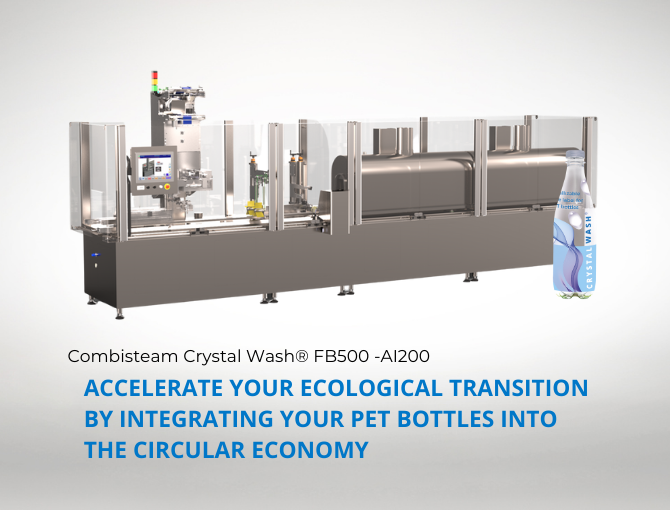 The Combisteam Crystal Wash® FB500 Machine to accelerate your ecological transition