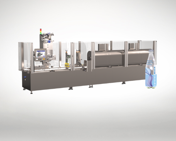 A low consumption packaging machine to integrate your PET containers into the circular economy