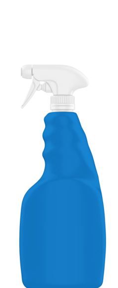 Packaging shape of cleaning spray 500ml to 1L