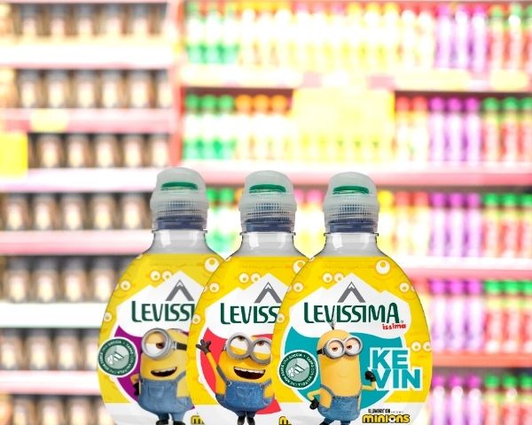Levissima products from San Pellegrino, a Nestlé Waters brand, packaged and labeled with an environmentally friendly shrink sleeve, the LDPET, to accelerate the ecological transition