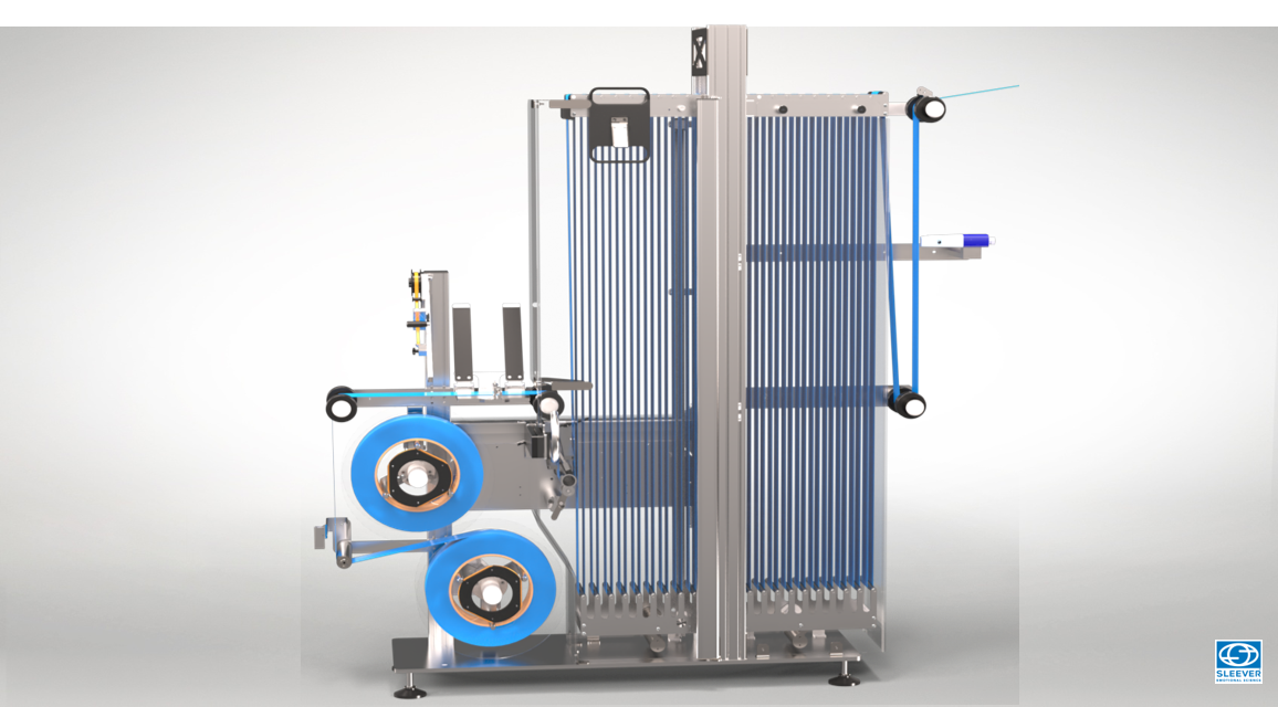 Ergonomically designed high capacity sleeve unwinder unit to ensure continuous production
