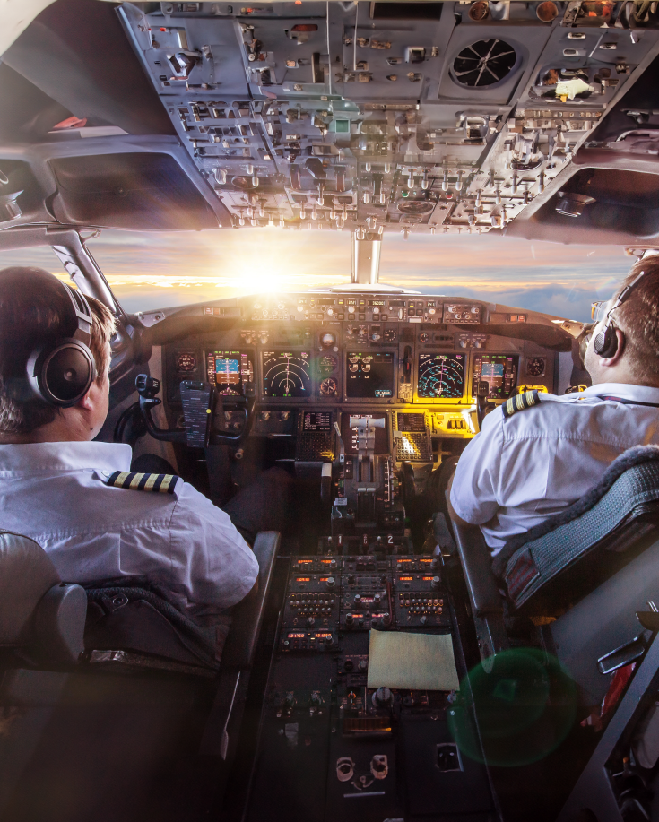 Air traffic control room