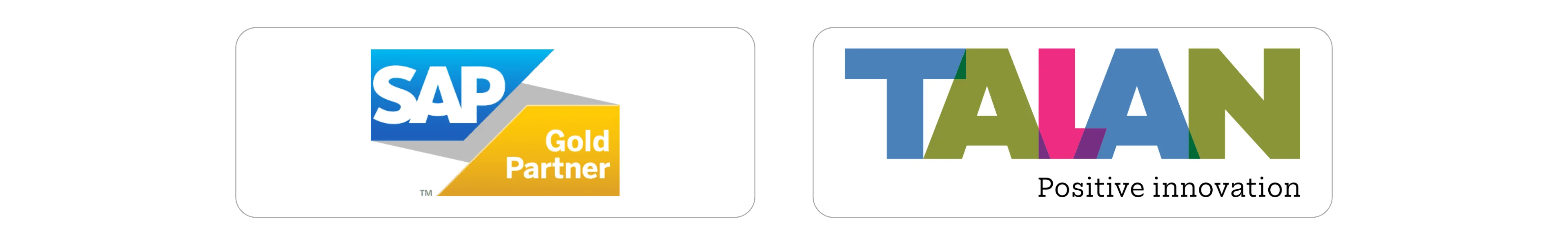 SLogos of Talan and SAP