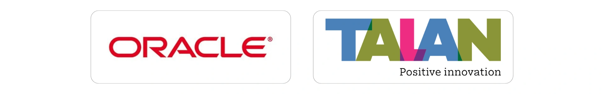 Oracle and Talan Logos