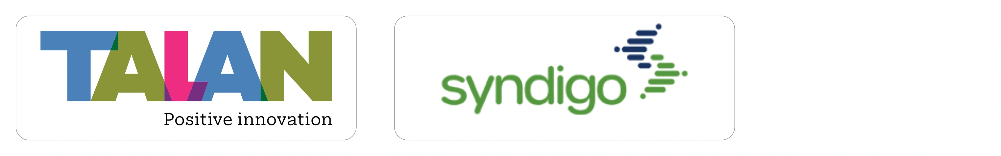 Logos of Talan and Syndigo