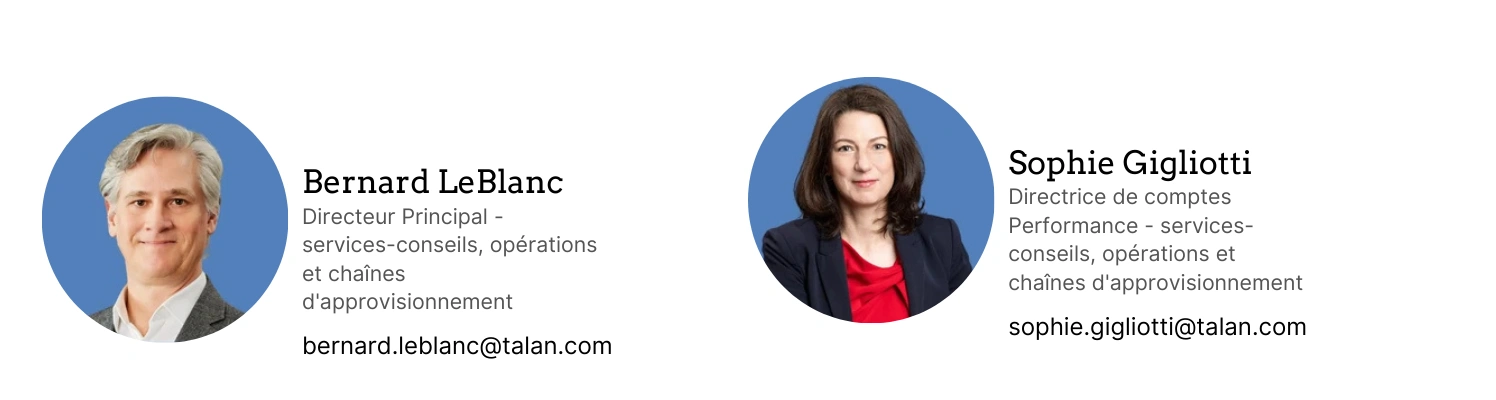 Photos de profil de Bernard Leblanc et Sophie Gigliotti