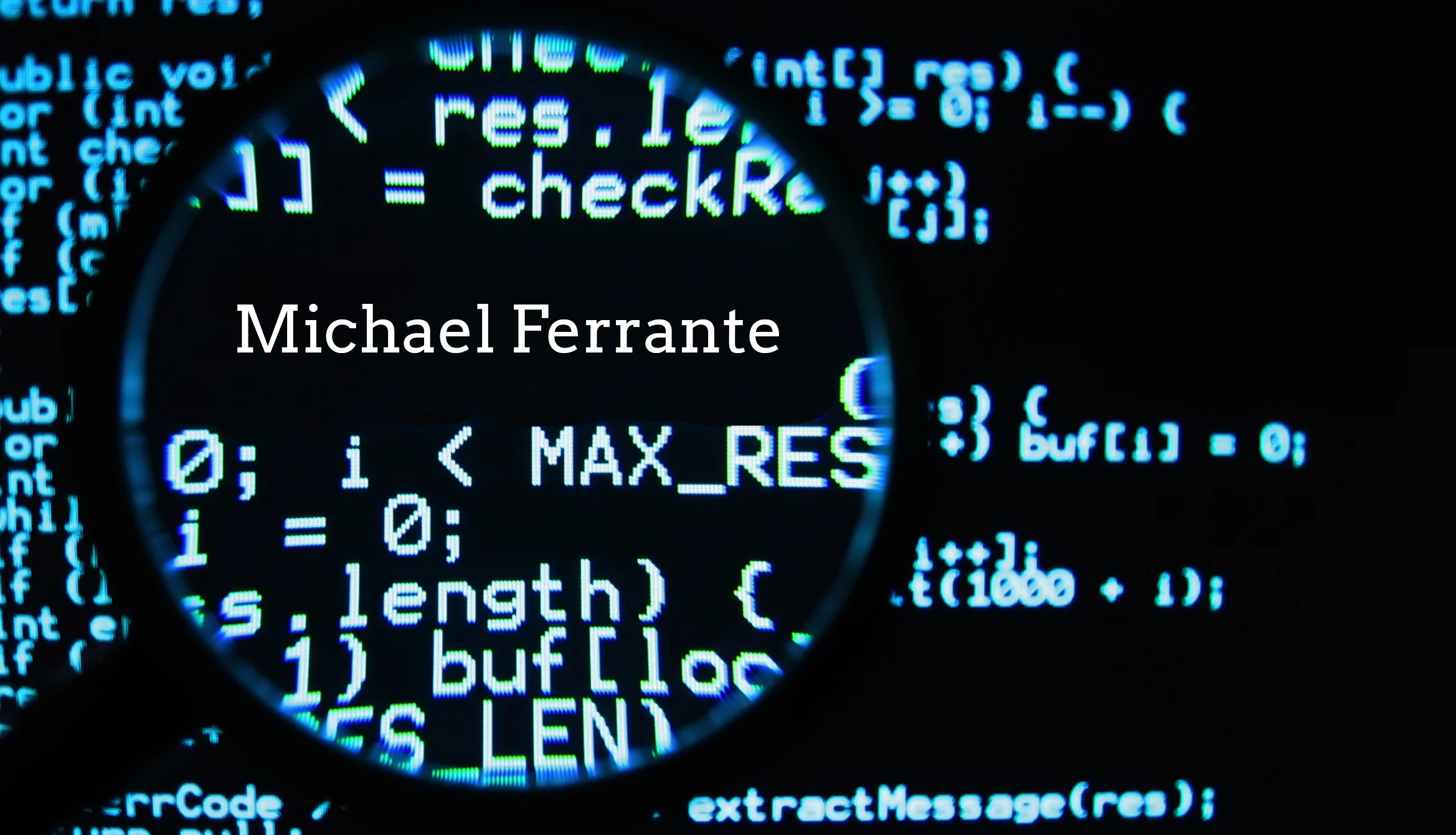 Oracle Michael Ferrante and Talan