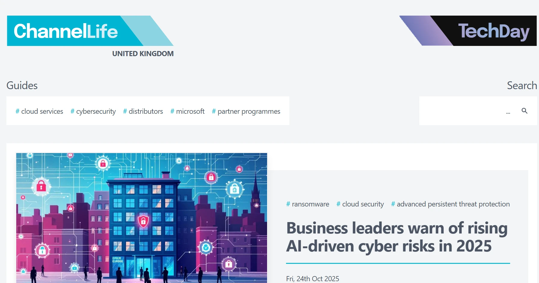 ChannelLife CISO Report Press Coverage Screen Shot