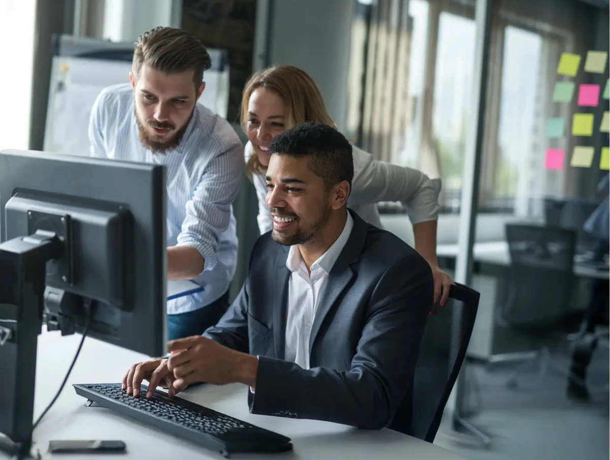 Working together on a computer