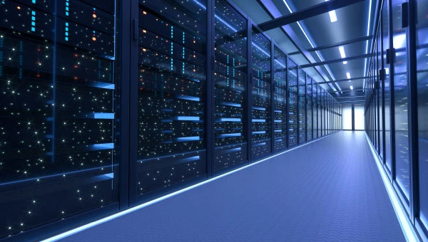 Working Data Centre Full of Rack Servers