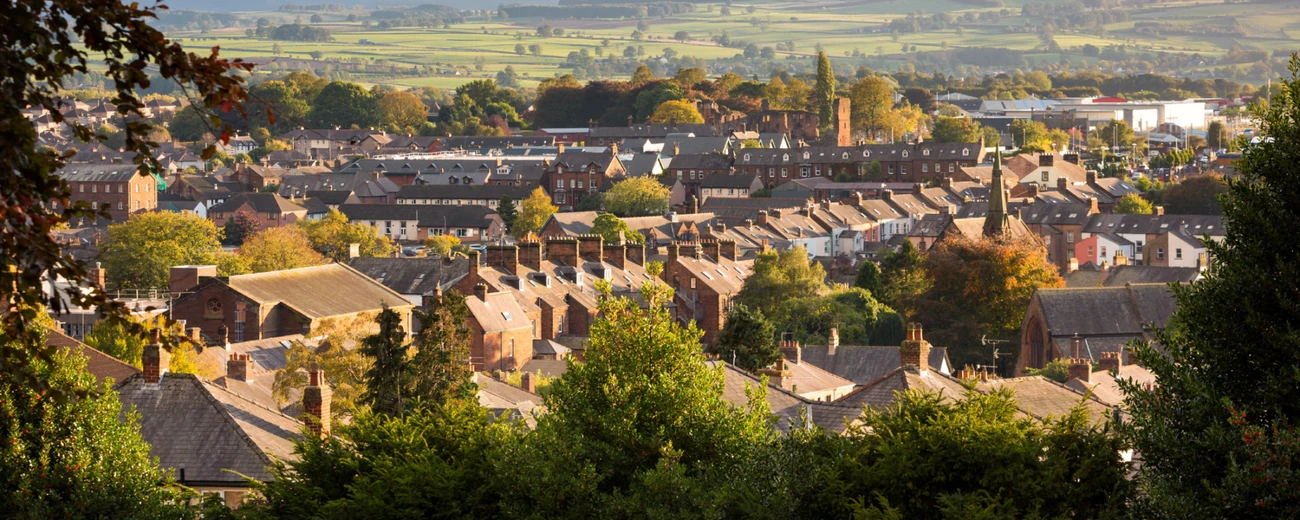 A picturesque town in the United Kingdom