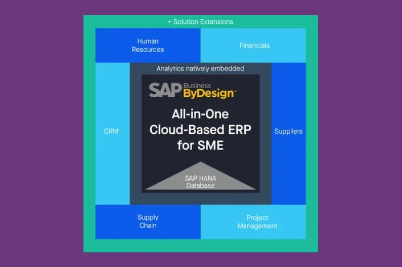 Infographie SAP Business ByDesign_Solution ERP Cloud_PME_Talan