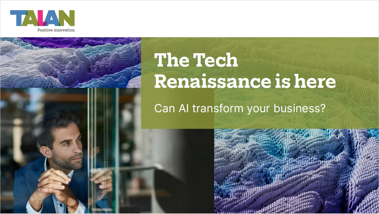 The Tech Renaissance is here: Can AI transform you business report cover image