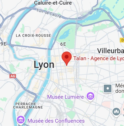 plan acces agence lyon