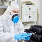 Chemicals Specialist analyzing ERP