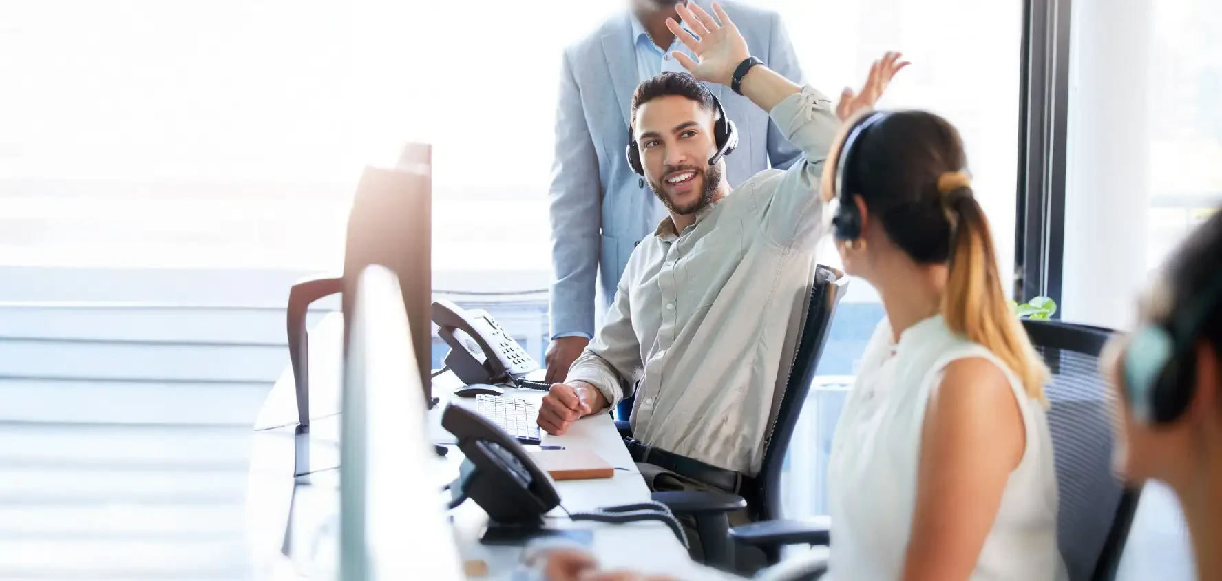 Happy experts integrating Copilot in the company