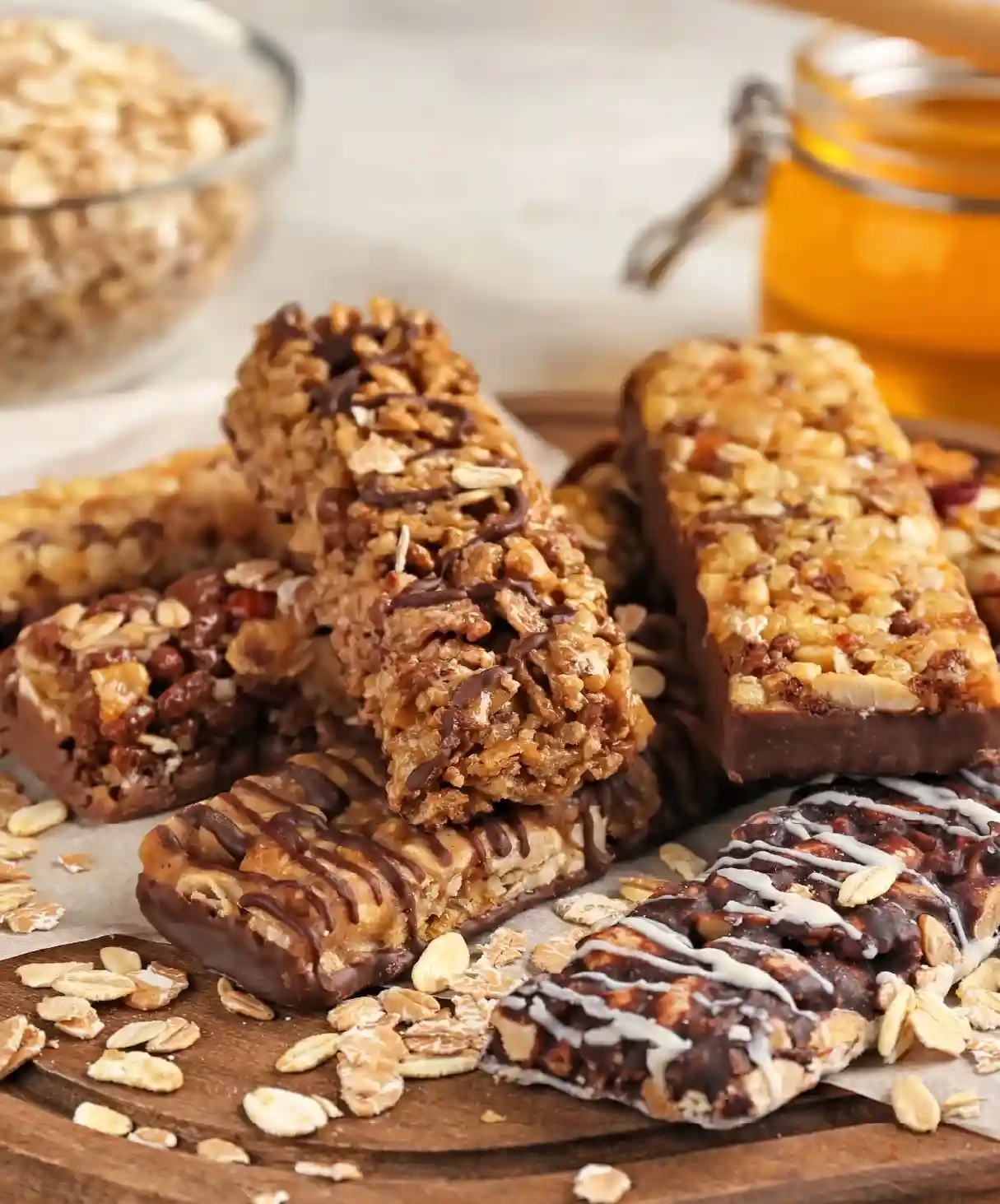 Natural foods healthy cereal bars