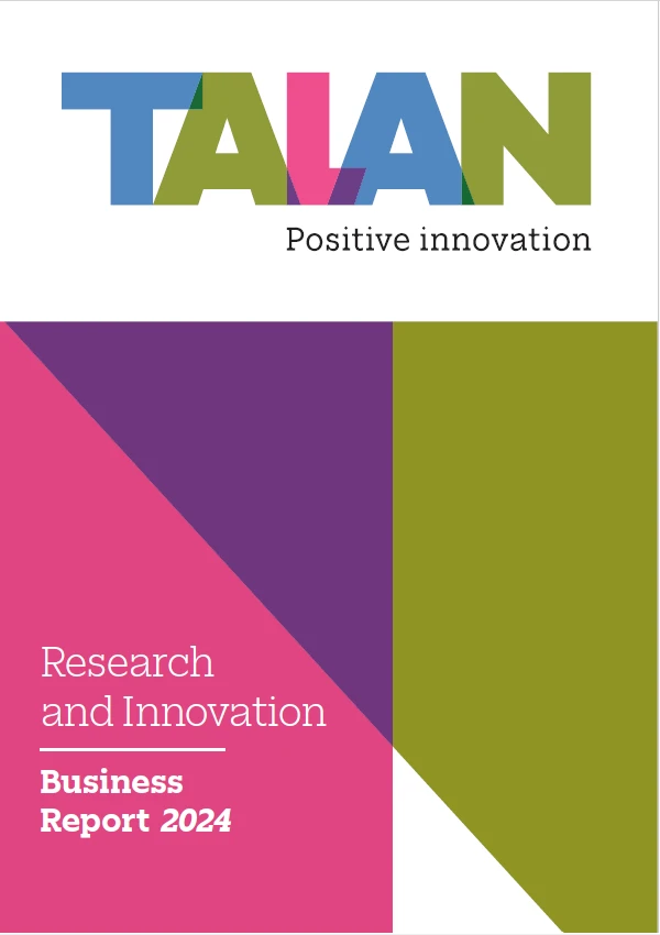 Cover of the 2024 business report of the Research and Innovation center