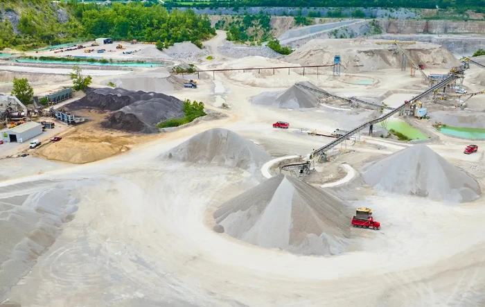 Lithium mining landscape 