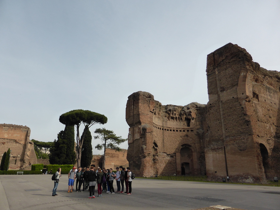 Les thermes de Caracalla, à Rome.