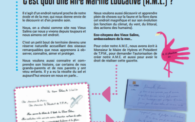 Image du projet L'écocitoyenneté à travers la Gazette des P'tits Salinois & la Fête de la Nature