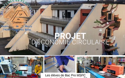 Image du projet Les Bac Pro MSPC recyclent des déchets plastiques