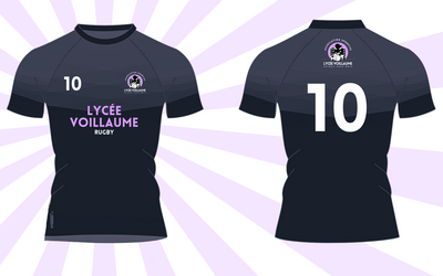 Image du projet Jeu de maillot pour l'équipe féminine de rugby du Lycée Voillaume (93)