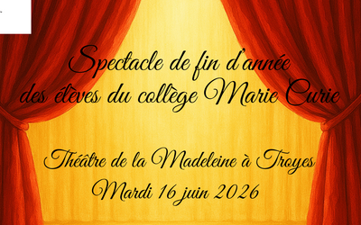 Image du projet Spectacle de fin d'année 2026