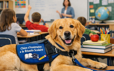 Image du projet Chien d’assistance à la réussite éducative