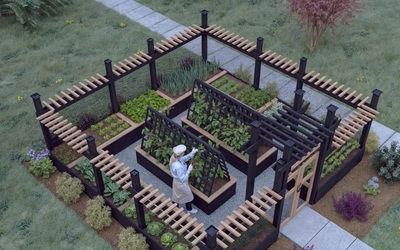 Image du projet Réalisation d'un jardin potager