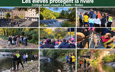 Image du projet Aire terrestre éducative en milieu fluvial – Collège Saint-Joseph de Rodez