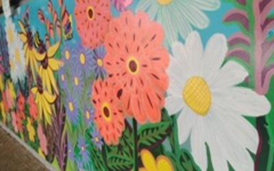 Image du projet LA NATURE EN COULEURS: fresque murale