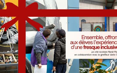 Image du projet Offrons aux élèves une fresque inclusive dans leur gymnase 