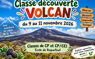 Image du projet Nos petits explorateurs au volcan pendant trois jours. CP et CP-CE1: École Roquefeuil.